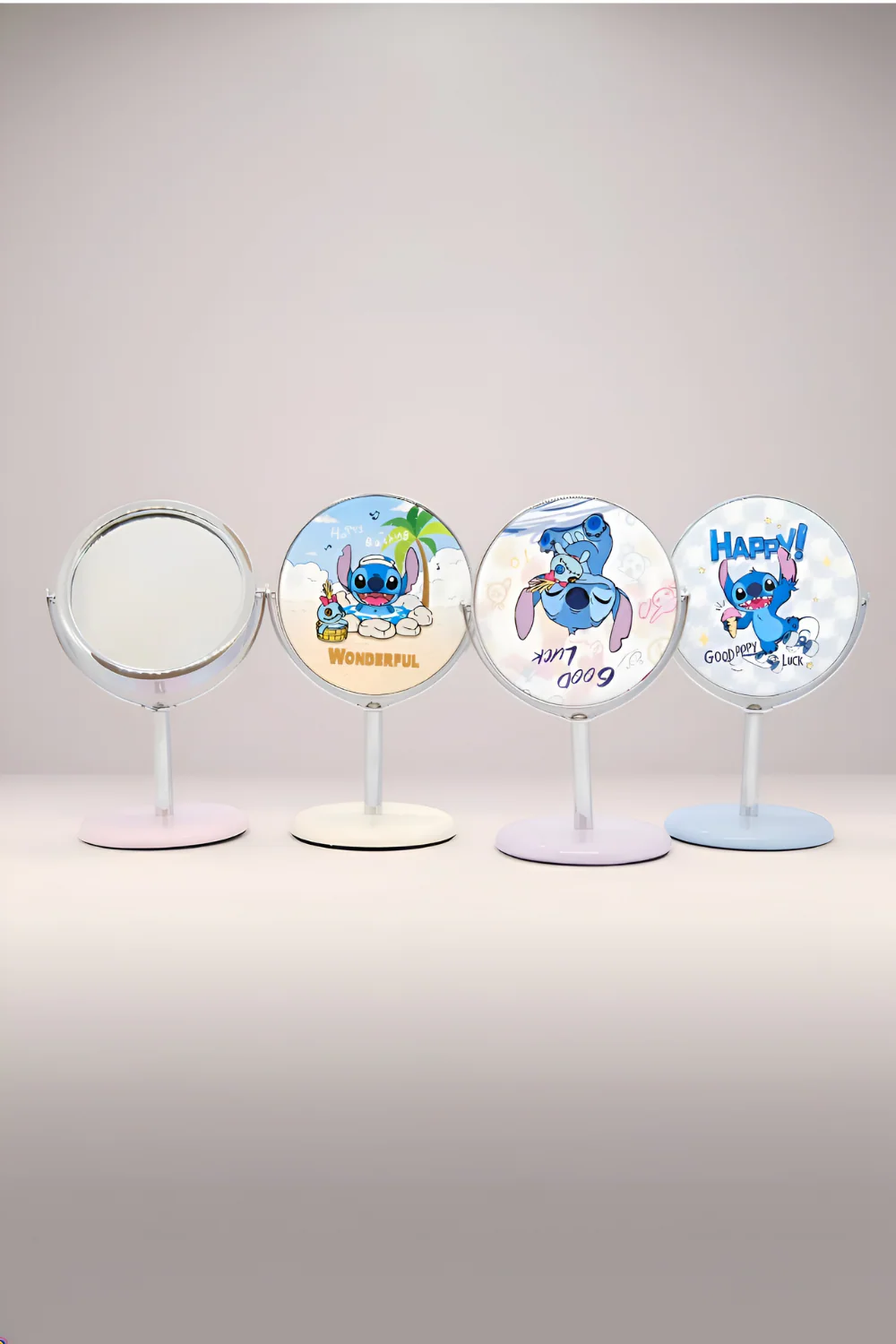 Stitch Temalı Ayaklı Masa & Makyaj Aynası