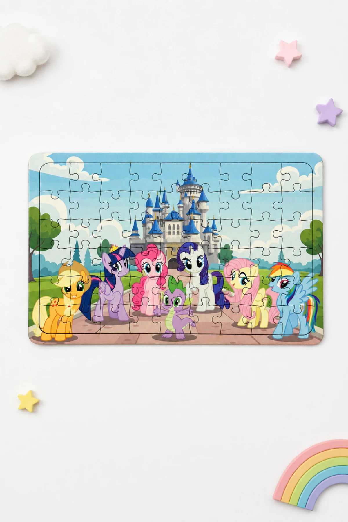 My Little Pony Karakterleri Eskişehir Sazova Parkı'nda 54 Parça Eğitici Ahşap Puzzle & Yapboz