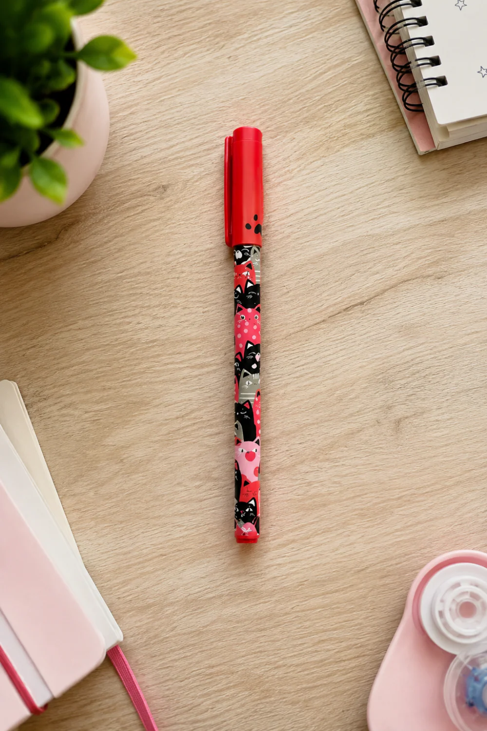 Playful Pets Temalı Estetik Jel Kalem — H-Graphic Cute