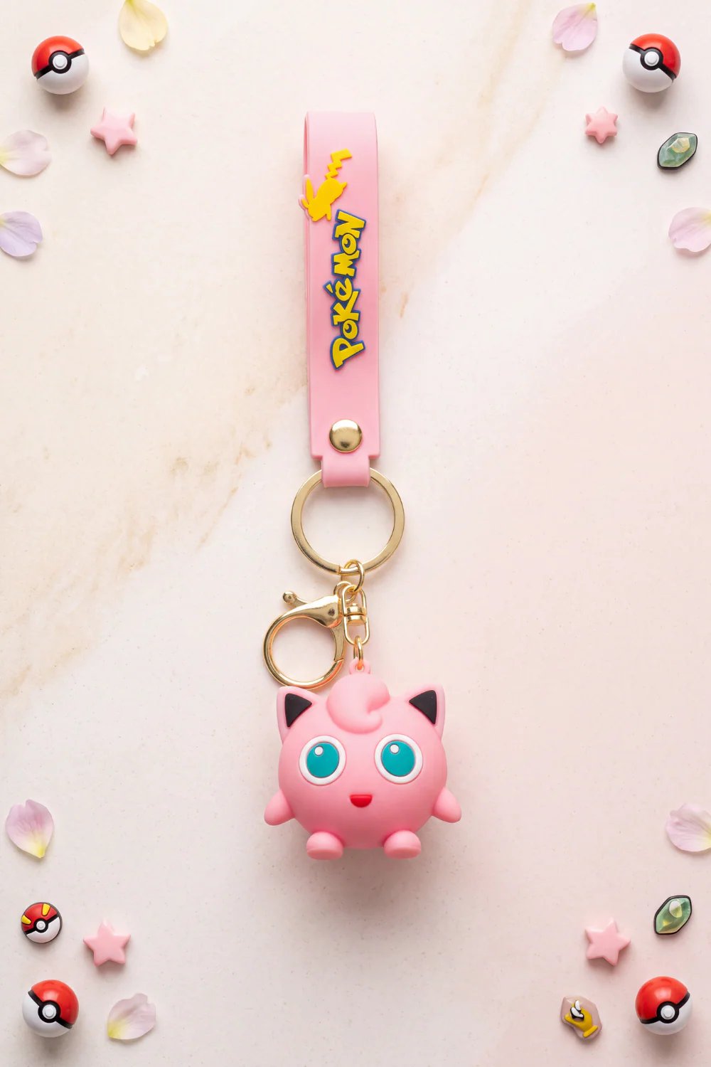 Jigglypuff Temalı Charm Anahtarlık