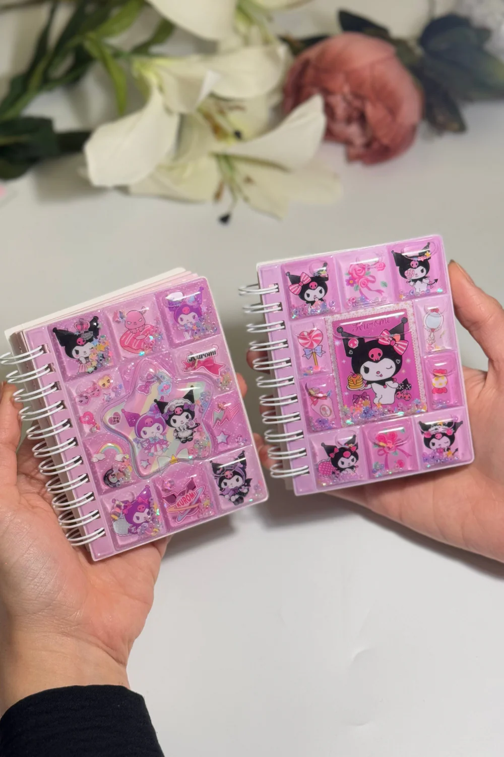 Sanrio Temalı Sulu Kapaklı Not Defteri