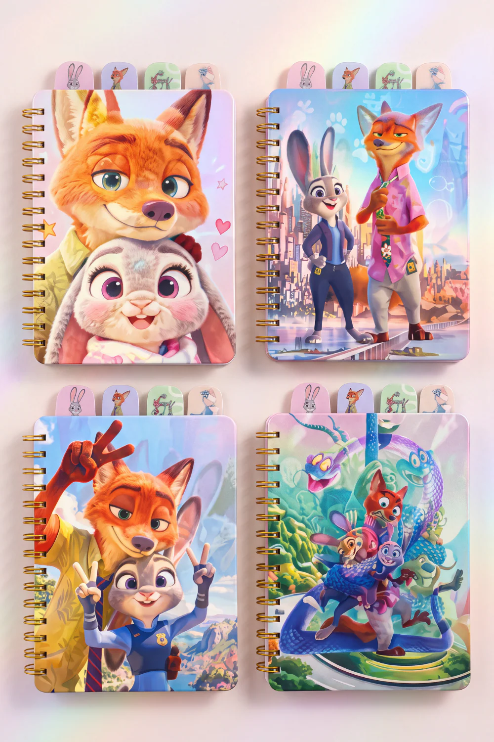 Zootopia Temalı Holografik Ayraçlı Planlayıcılı Defter
