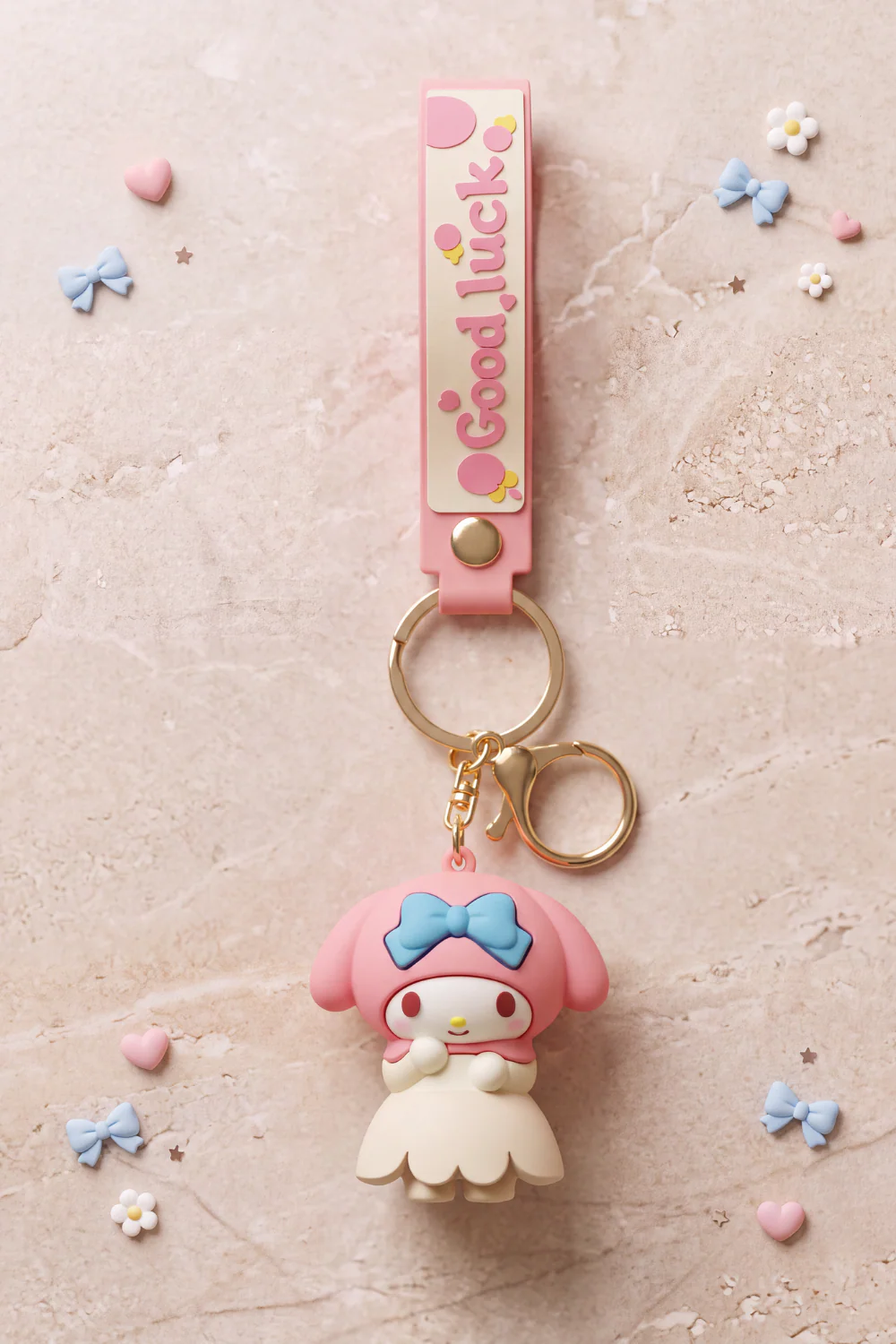 Jigglypuff Temalı Charm Anahtarlık — Pikachu