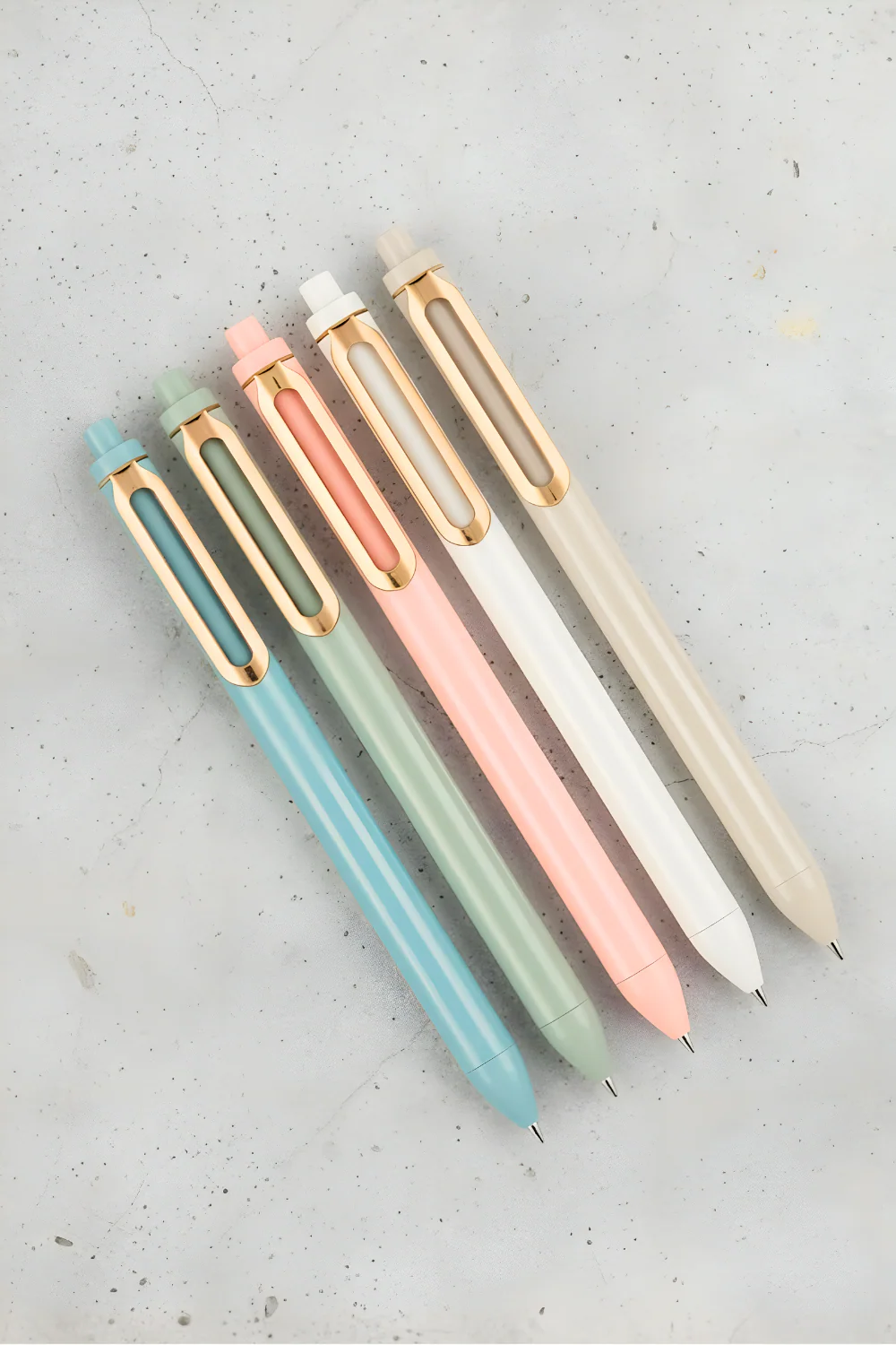 Pastel Desenli Jel Kalem