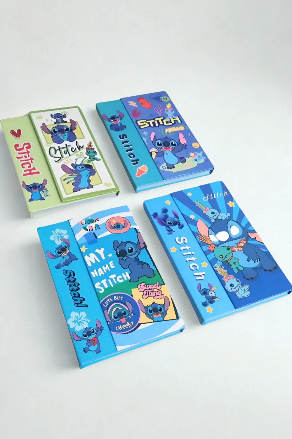 Stitch Temalı Kalın Çift Kapaklı Planlayıcılı Defter