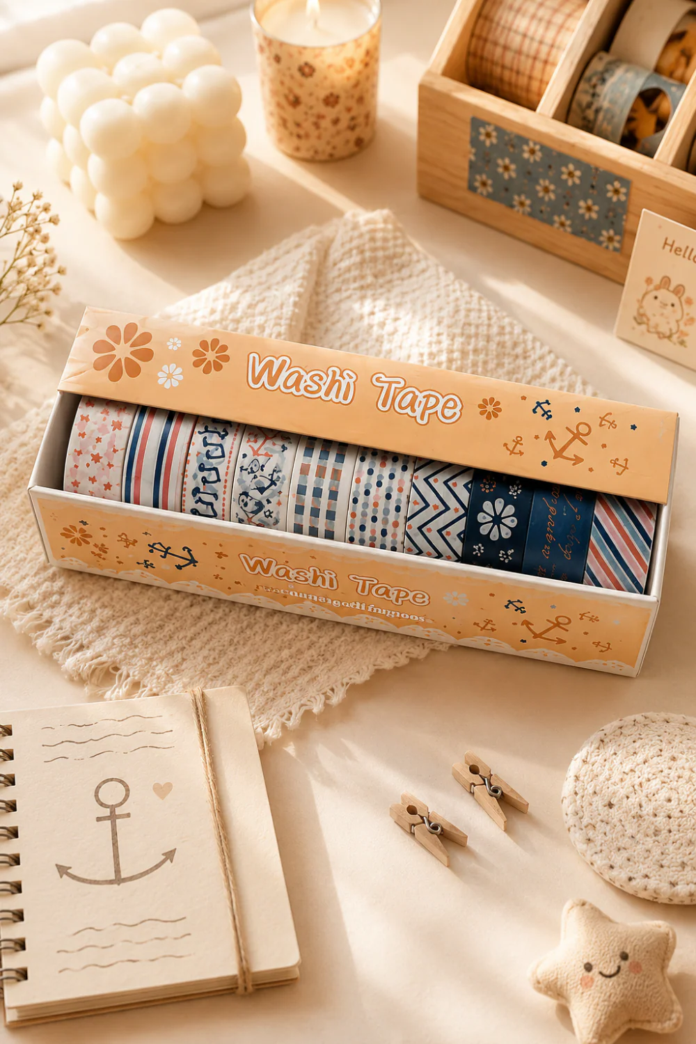 Denizci Temalı 10 Adet Washi Tape Seti