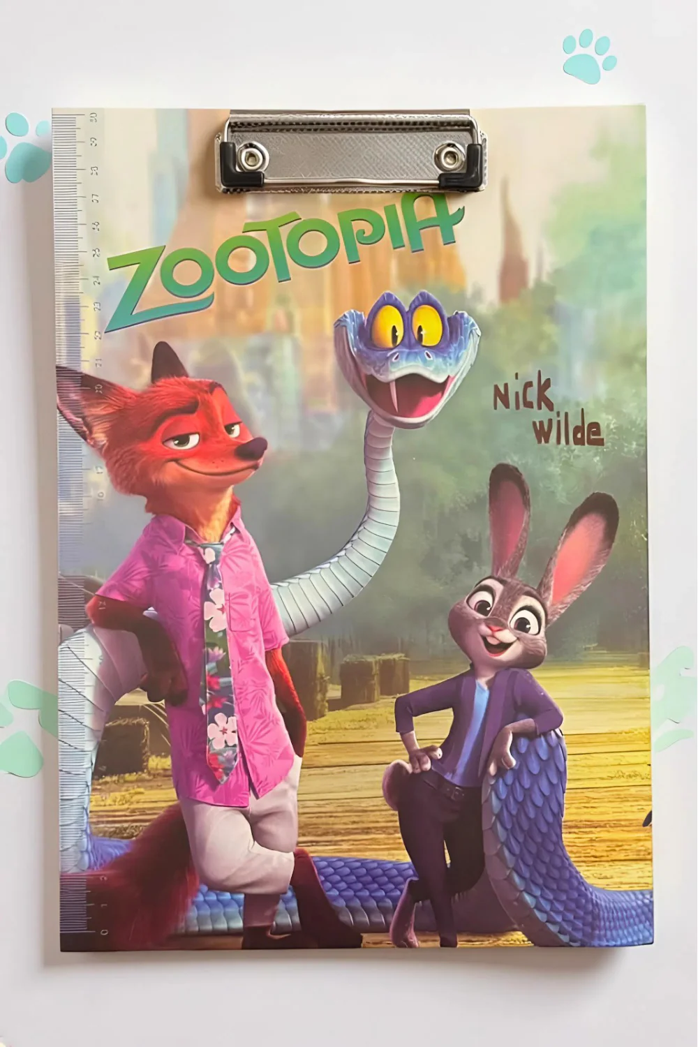 Zootopia Temalı A4 Sekreterlik — Nick, Judy & Gary