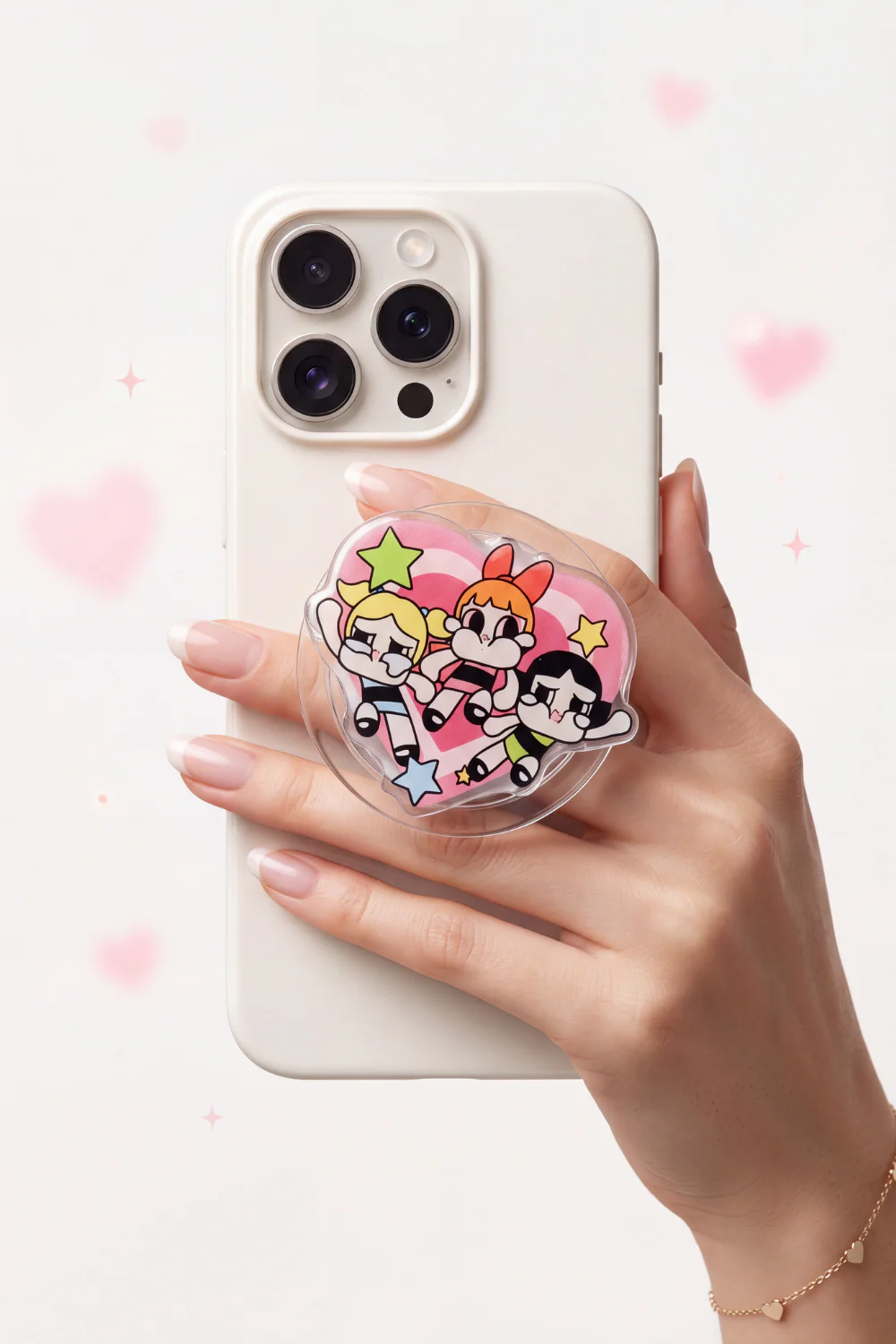 Powerpuff Girls Temalı Pop Socket Telefon Tutucu & Stand