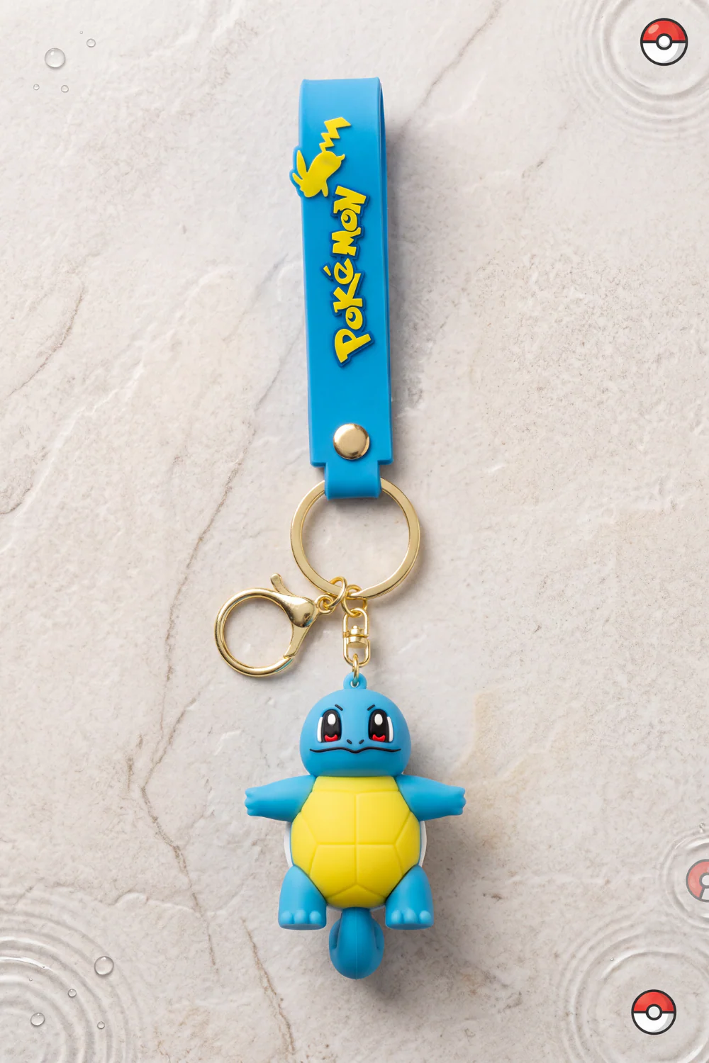 Jigglypuff Temalı Charm Anahtarlık — Squartle